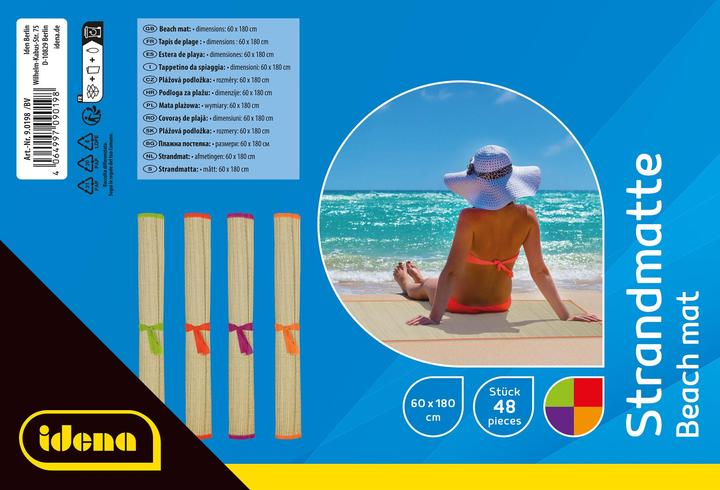 Image du produit Idena Présentoir Tapis de plage 60x180cm 48 pièces (60 x 180 cm)