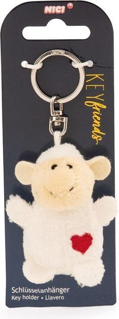 Actual product image Magni NICI Schlüsselanhänger Schaf mit Herz weiss 5cm
