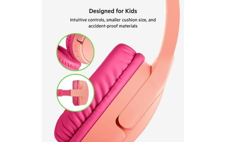 Image du produit Belkin Soundform Mini-Ear pour enfants BT USB-C pi. AUD002btPKV3