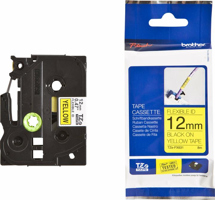 Image du produit Brother Tze-Fx631 (1.20 cm, Jaune)