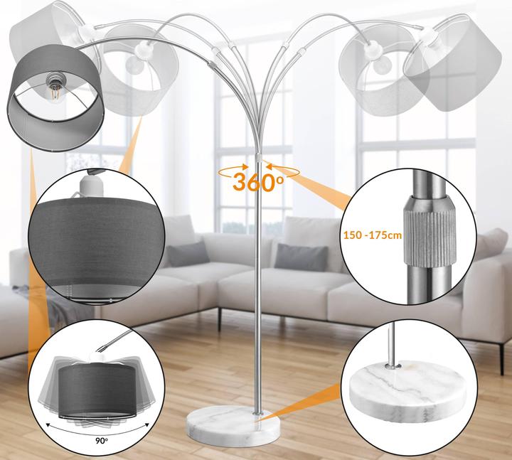 Actual product image Monzana Arc Lamp (E27)