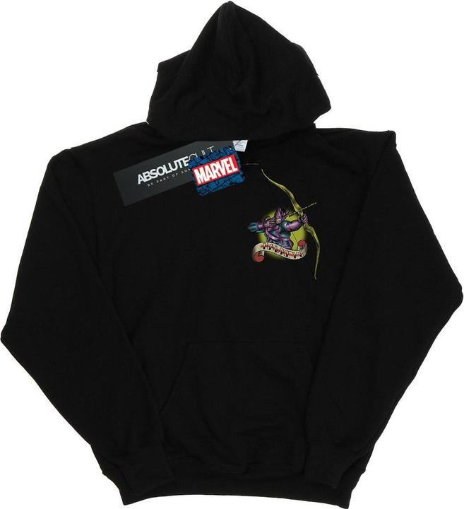 Immagine prodotto Hawkeye Tattoo Breast Print Felpa con Cappuccio Uomo (4XL)