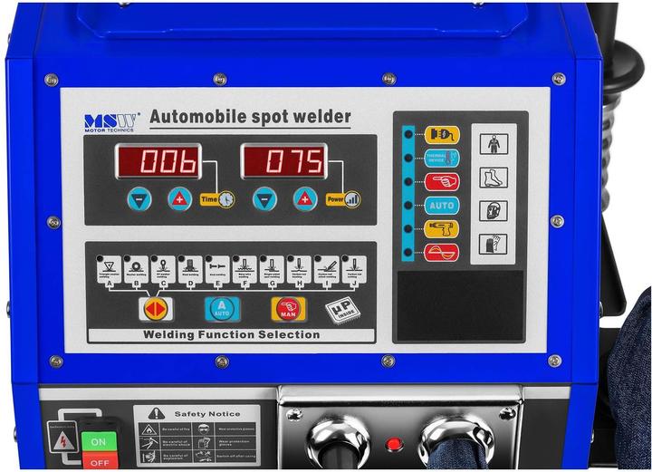 Produktbild MSW Ausbeulspotter Spotter Dellenlifter Punktschweissgerät Karosserie 400 V 5.000 W