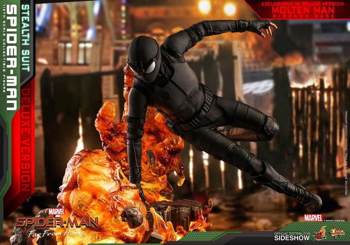 Actual product image Hot Toys Far from Home "Stealth Suit Spider-Man" 1/6 Scale Figure Deluxe Version