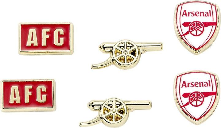 Immagine prodotto Arsenal FC Orecchini a Bottone Misura Confezione 3 (100% materiale sintetico)