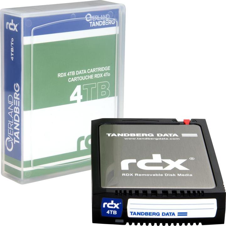 Image du produit Tandberg Data Tandberg Rdx 4tb Cartouche Rdx Cartouche (RDX, 4000 Go)