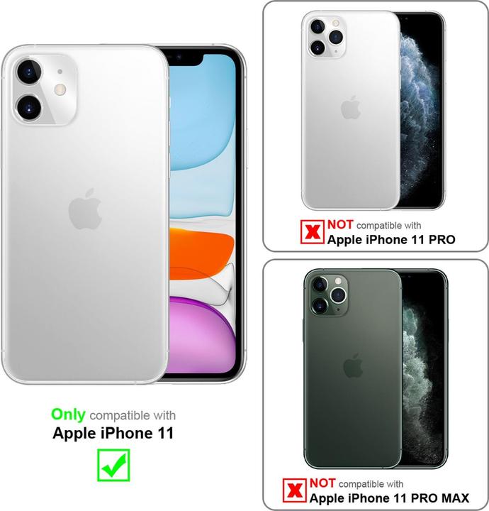 Actual product image Cadorabo TPU Matt Metallic Cover (Apple iPhone 11)