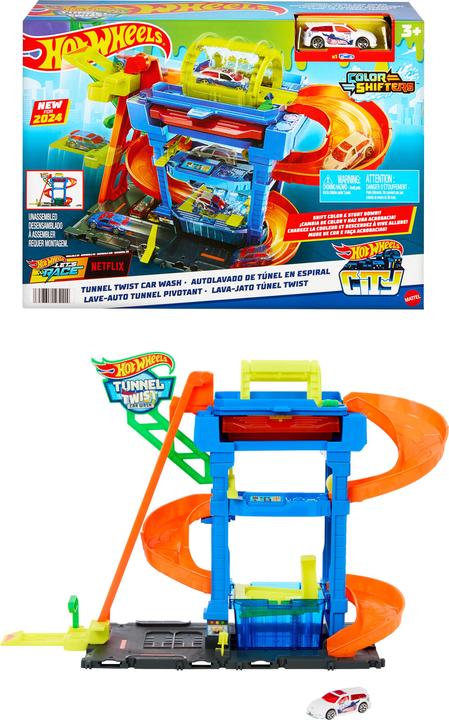 Produktbild Hot Wheels City ECL Tunnel Twist Car Wash