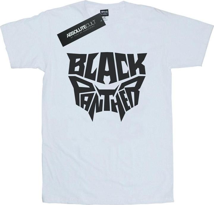 Black Panther Worded Emblem TShirt