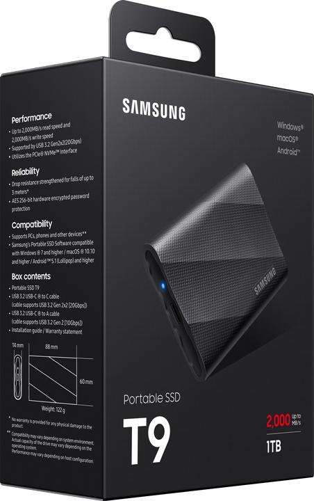 Productafbeelding Samsung T9 (1000 GB)