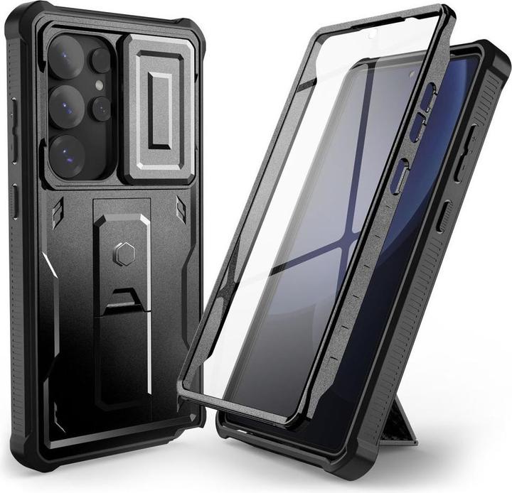 Produktbild Tech-Protect Kevlar Cam+ Case for Samsung Galaxy S25 Ultra - Black (Samsung Galaxy S25 Ultra)