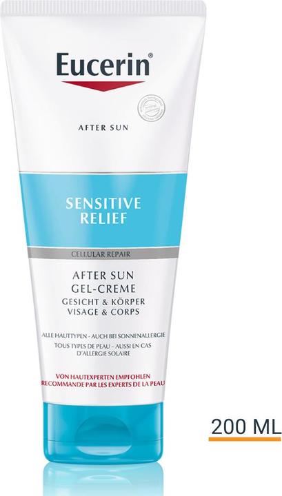 Actual product image Eucerin After Sun Sensitive Relief Gel-Cream (Gel, Crème, 200 ml)
