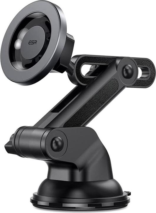 Actual product image ESR Halolock Magnetic Magsafe Dashboard Adjustable Car Mount Black