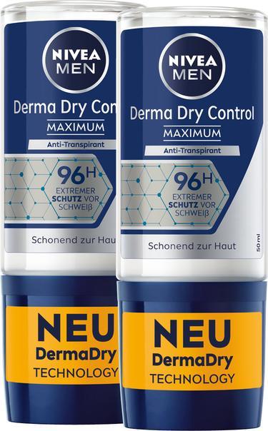 Immagine prodotto NIVEA Derma Dry Control Maximum Roll-on DUO (Roll-on)