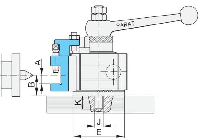 Image du produit Parat Support interchangeable WDR Usinage extérieur