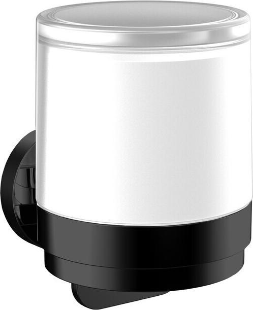 Produktbild Emco round Flüssigseifenspender, Einhandbedienung, Kristallglas satiniert
