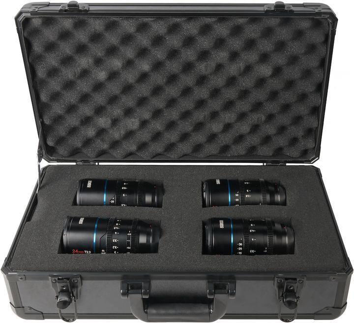 Produktbild Sirui Mars 4 lens-kits(24mm T2.9, 35mm T2, 50mm T2, 75mm T2 MFT Anschluss (Micro Four Thirds)