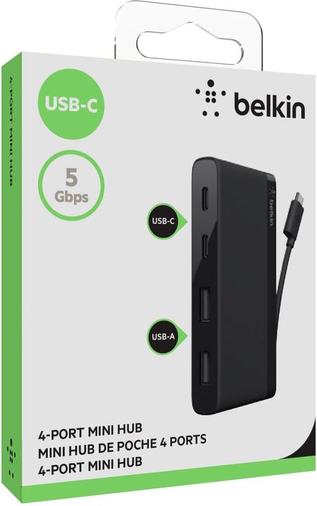 Image du produit Belkin F4U090BTBLK (USB-C, 4 Ports)