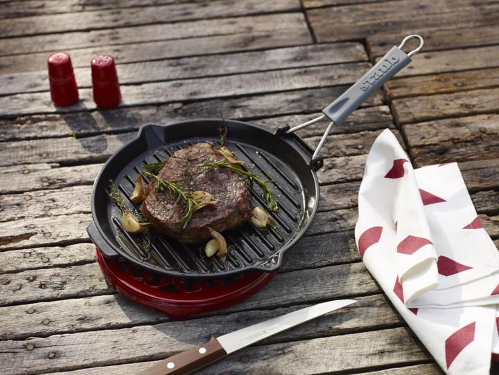 Actual product image Staub Grill pan (27 cm, Grill pan, Cast iron)