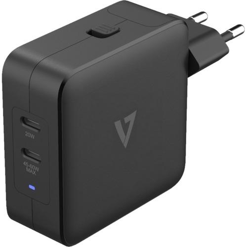 Immagine prodotto V7 Caricatore USB-C Pd Gan Ac Da 65w (65 W)
