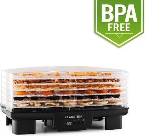 Actual product image Klarstein Bananarama black dehydrator6 shelves