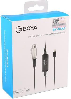 Actual product image Boya BY-BCA7 Lightning Microphone Cable (6 m, Lightning)