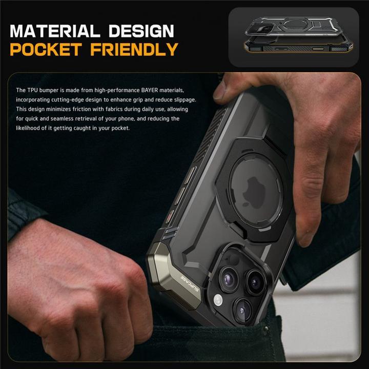 Actual product image Supcase Ub Grip Mag Magsafe Iphone 16 Pro Black (Apple iPhone 16 Pro)