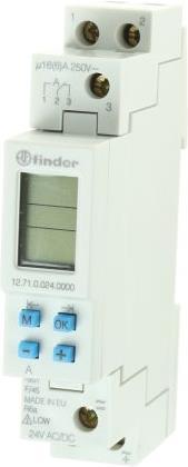 Finder Verteilerschaltuhr 1-Kanal 24Vac/dc