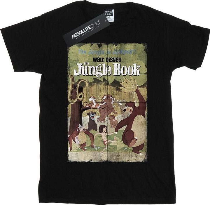 Disney The Jungle Book Retro Poster TShirt Jungen