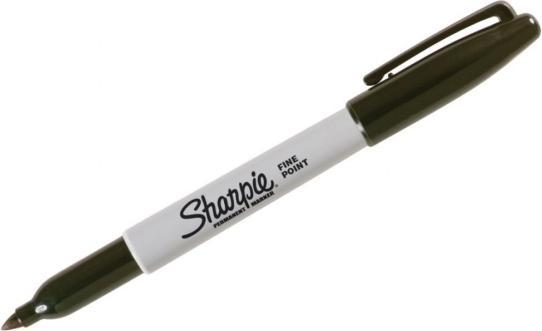 Produktbild Sharpie Permanent-Marker 0.9 mm Rundspitze, Fein, Schwarz (Schwarz, 0.90 mm, 12 x)
