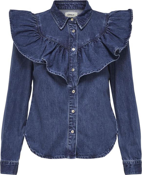 Immagine prodotto Only Camicia di jeans con volant (L)