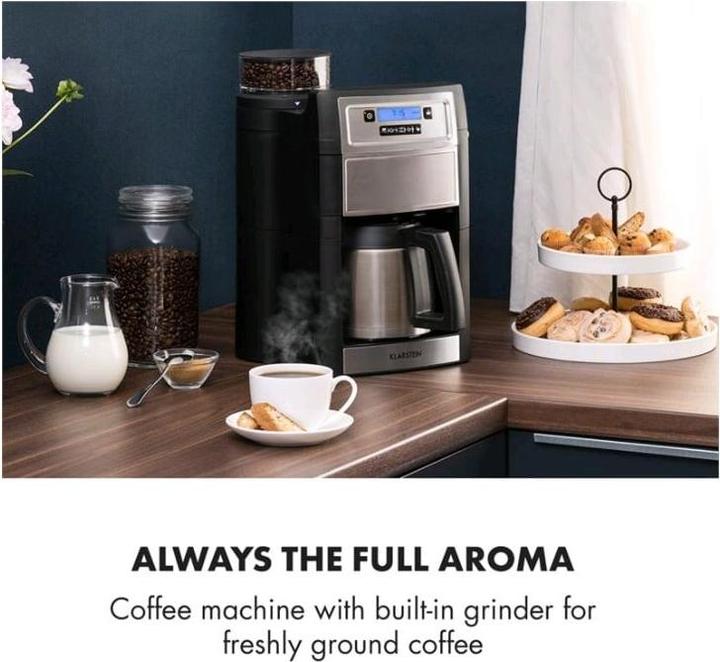 Produktbild Klarstein Aromatica II Thermo Kaffeemaschine Silber