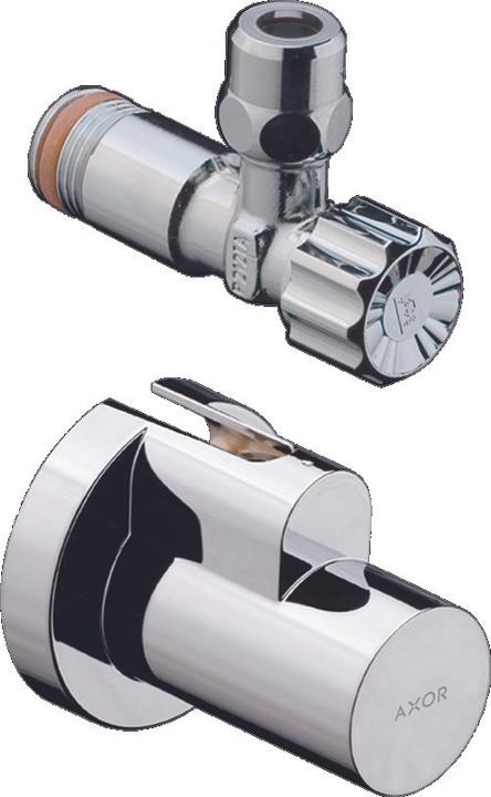 hansgrohe AXOR angle valve with slide brushed nickel