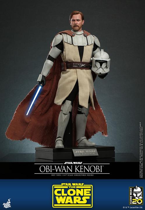 Produktbild Hot Toys Star Wars The Clone Wars figurine 1/6 Obi-Wan Kenobi 30 cm