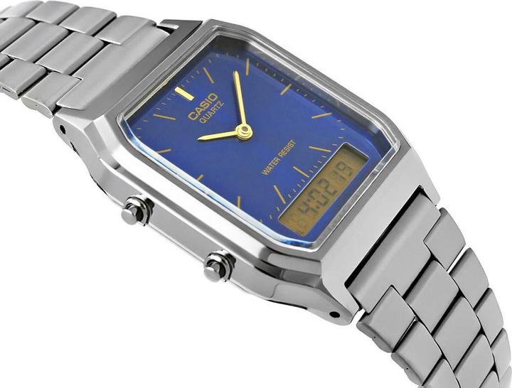 Produktbild Casio Damenuhr AQ-230GG-2ADF + BOX (Analoguhr, Digitaluhr)