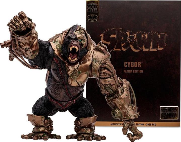 Produktbild McFarlane Spawn Megafig Actionfigur Cygor Patina Edition (Gold Label) 30 cm