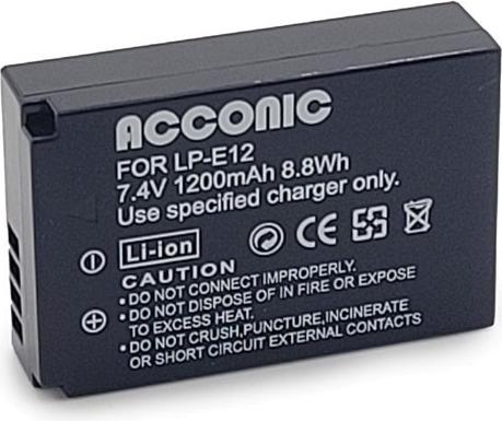 Actual product image Acconic Battery f. Canon LP-E12 EOS 100D M (Camera battery)