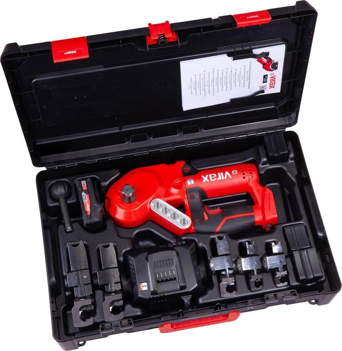 Virax MINISTEM BIEGER 18V 3/8-1/2-5/8-3/4-7/8“ KOMPAKTES und LEICHTES 18V Biegegerät 4,9 kg / 1x 2,0