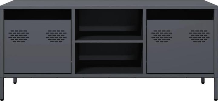 Produktbild VidaXL TV Schrank Fernsehtisch Fernsehschrank Lowboard TV Möbel Anthrazit Stahl