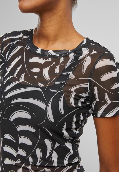 Actual product image Urban Classics Ladies AOP Mesh Tee - 137891 (XL)