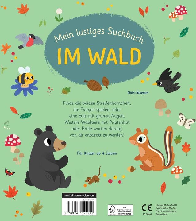 Produktbild Mein lustiges Suchbuch - Im Wald