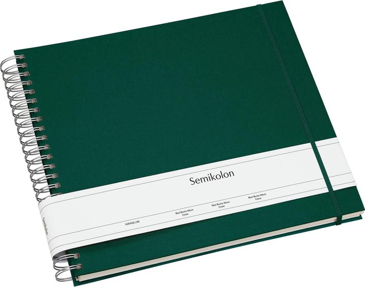 Semikolon Photo album Maxi Mucho dark green, cream pages (10 x 15 cm, 9 x 13 cm)