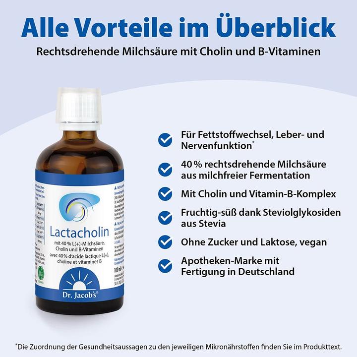 Image du produit Dr. Jacob's Lactacholine liquide (1 pièce(s), Liquide, 227 g)