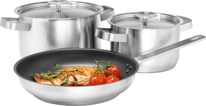 Electrolux E3SS (24 cm, Poêle à frire, Acier inoxydable)