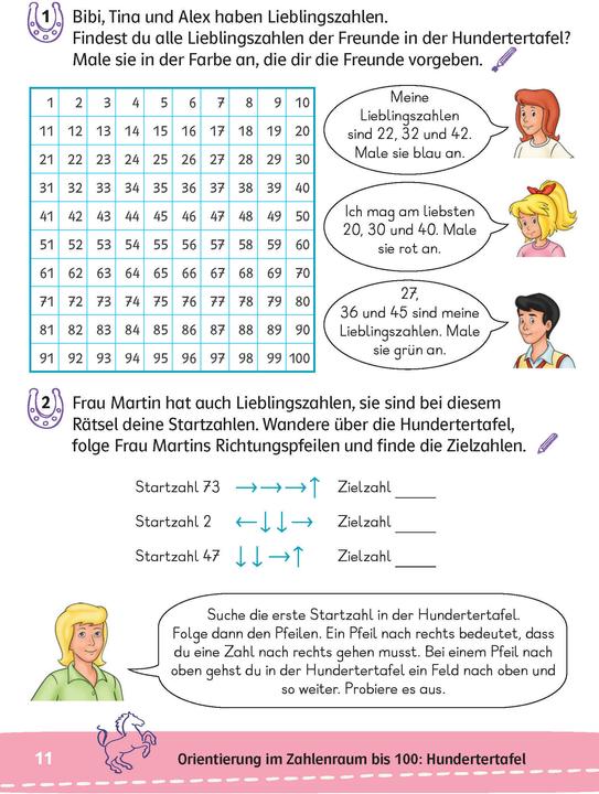 Produktbild Bibi & Tina: Mein Lernrätsel-Block Mathematik für die 2. Klasse (Deutsch, 2025)
