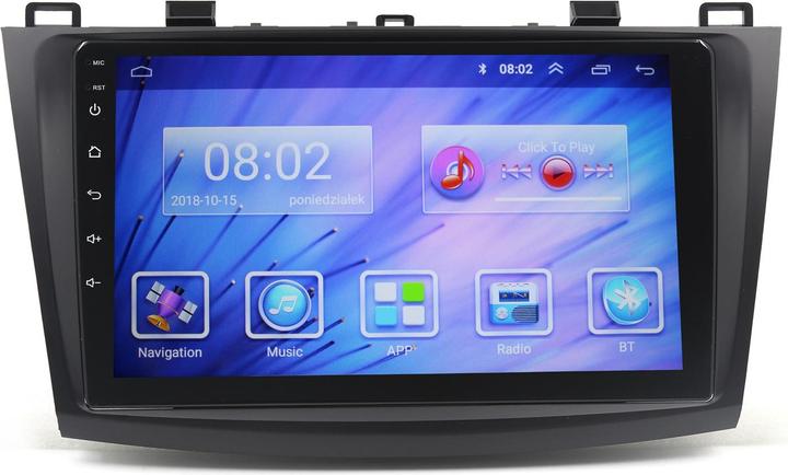 Produktbild No Name RADIO GPS NAVIGATION MAZDA 3 2009-2013 ANDROID (9")