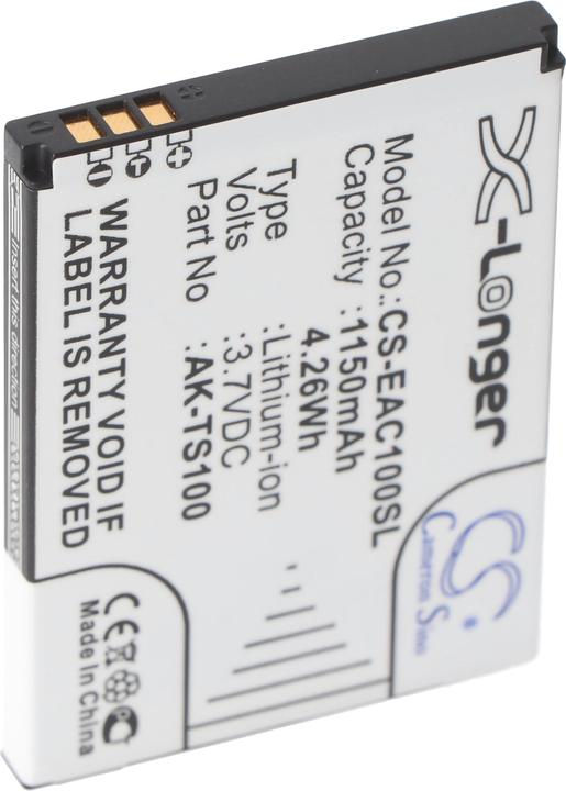 Produktbild AccuCell Akku AK-TS100 Ersatzakku für Emporia Telme TS100, Telme TS100S