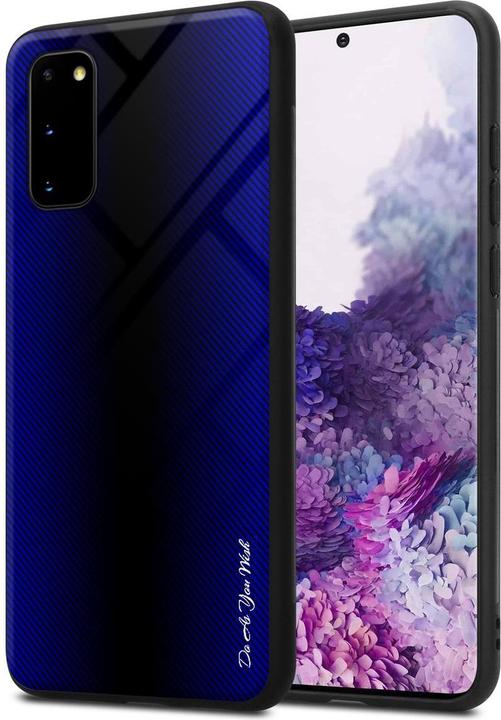 Productafbeelding Cadorabo TPU gestreepte glasplaat (Samsung Galaxy S20+)