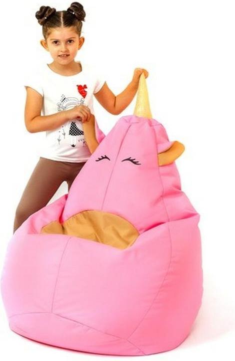 Produktbild Go Gift Einhorn rosa XL 130 x 90 cm Sako Tasche pouffe