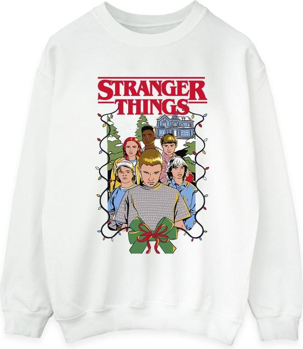 Netflix Stranger Things Christmas Poster Sweatshirt (L)